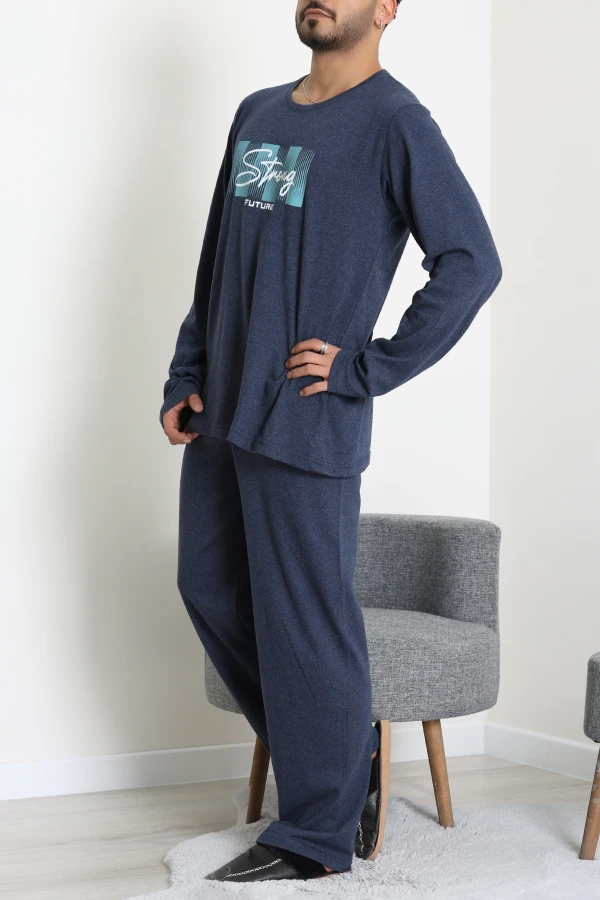 Süprem Erkek Pijama Takımı Lacivert 5