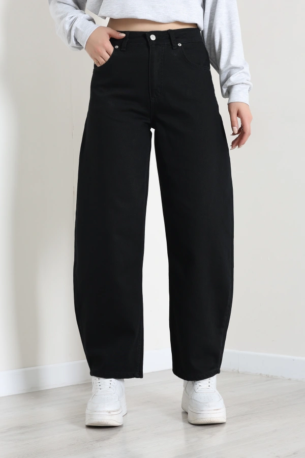 Baggy Kot Pantolon Siyah 3