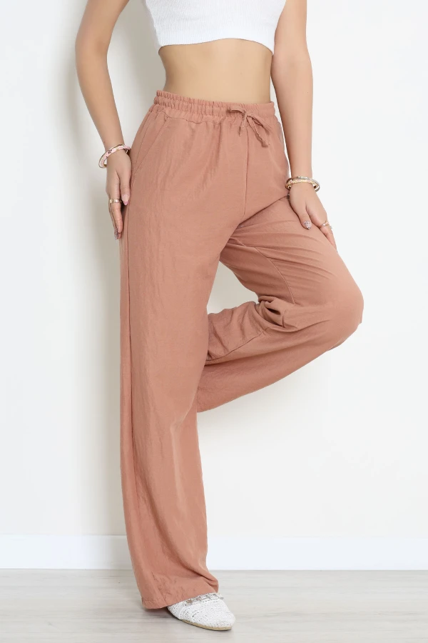 Palazzo Rahat Pantolon Caramel 4