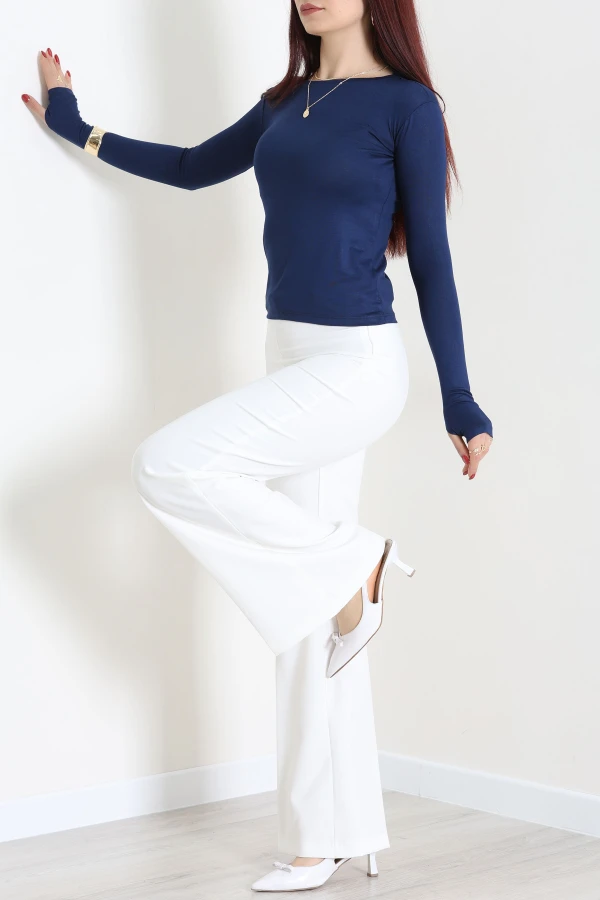 Kadın Laci Parmak Geçmeli Viskon Basic Body 6