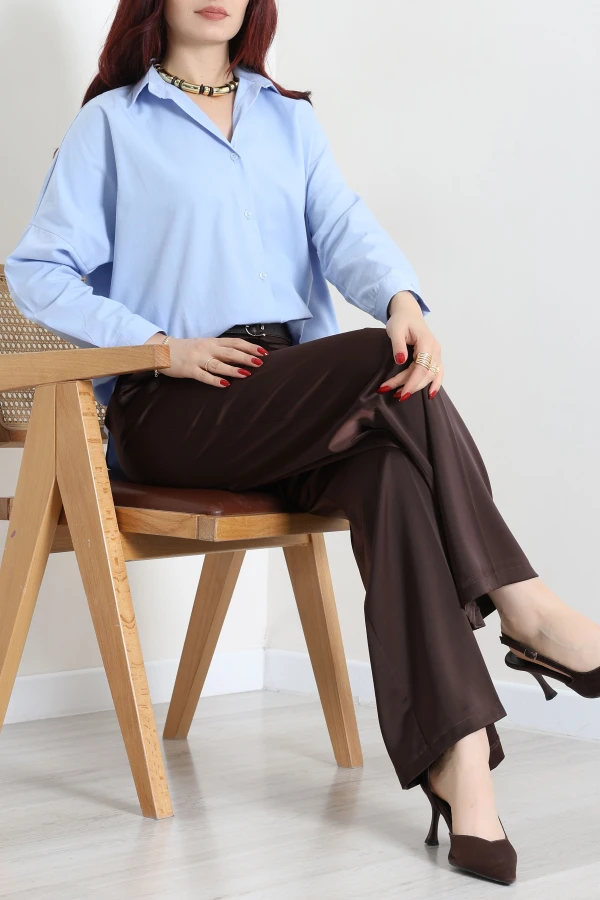 Oversize Poplin Gömlek Bebemavisi 2