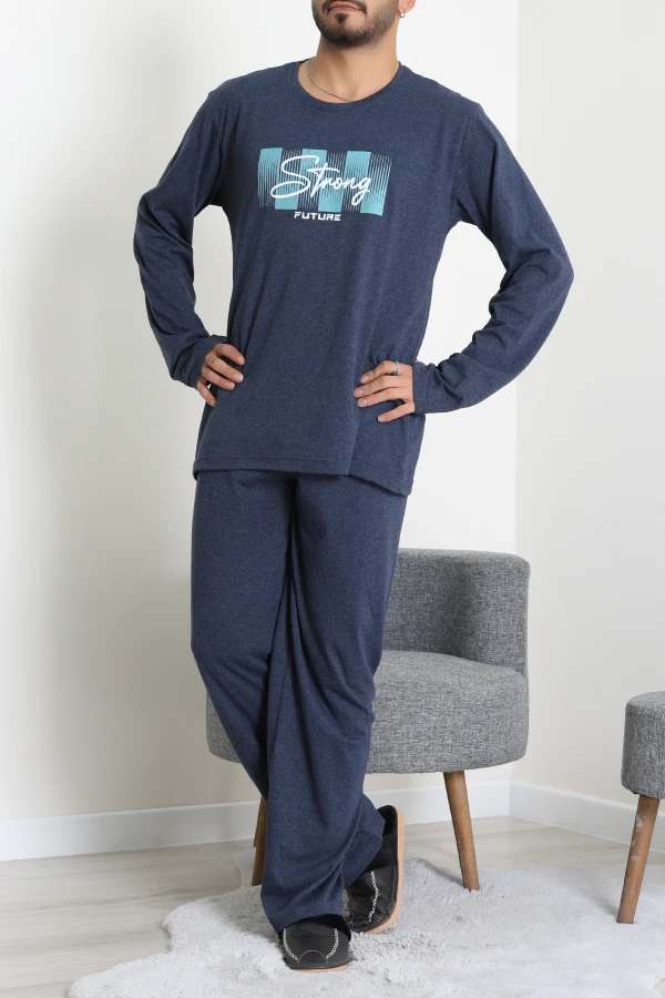 Süprem Erkek Pijama Takımı Lacivert 3