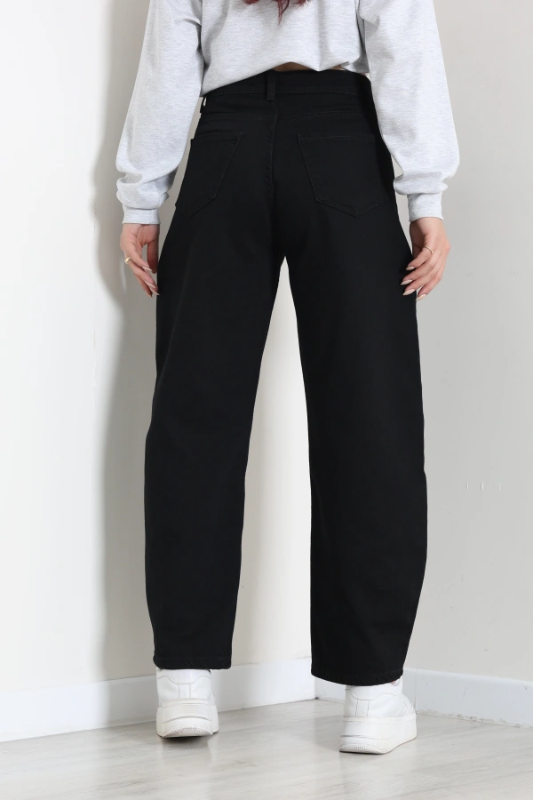 Baggy Kot Pantolon Siyah 7