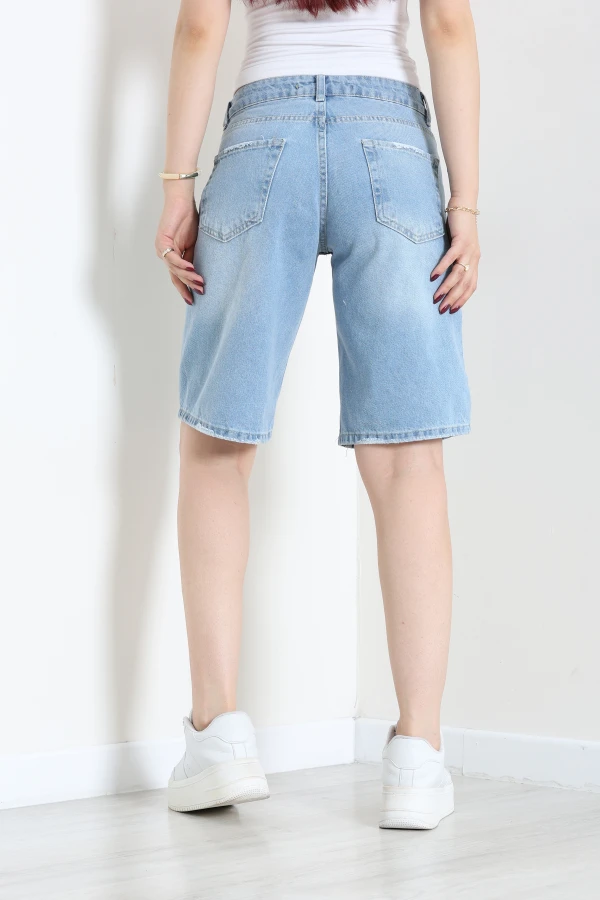 Denim Şort Açıkmavi 7