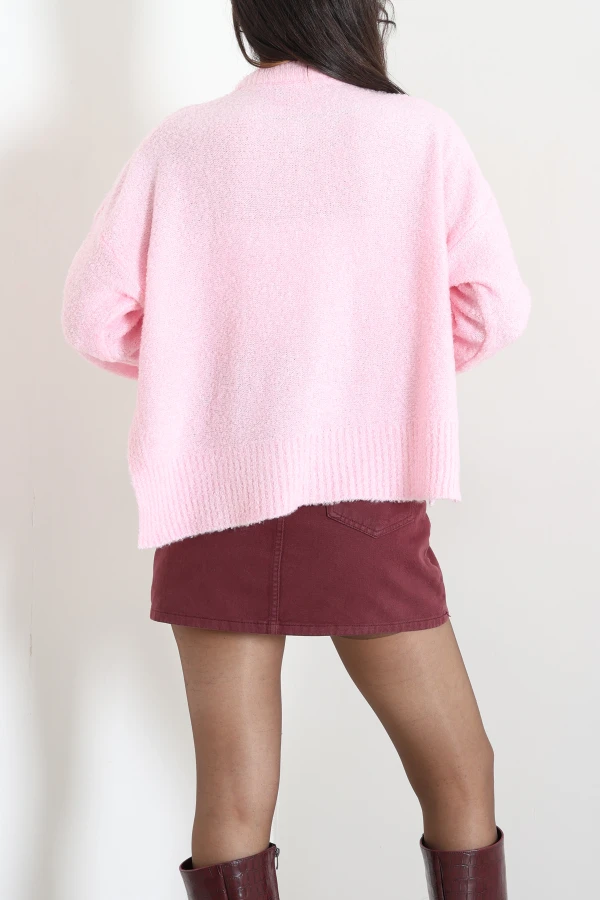 Buklet Hırka Pembe 8