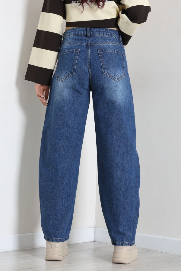 Baggy Kot Pantolon Mavi 7