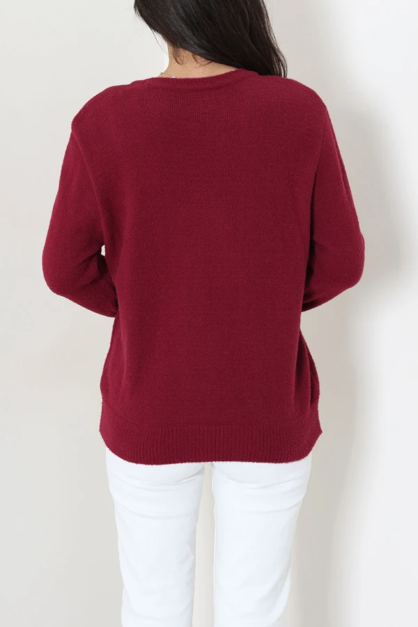Triko Kazak Bordo 7