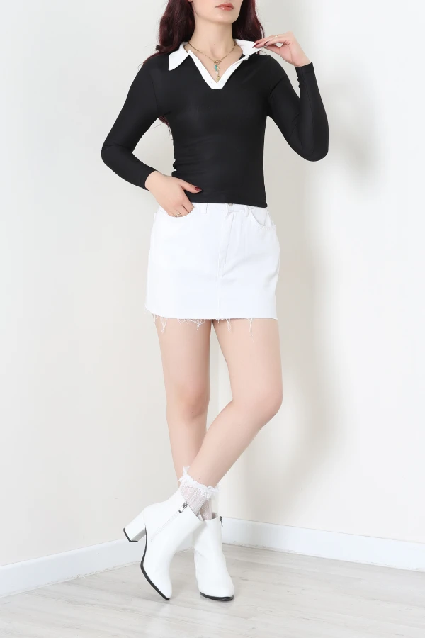 Polo Yaka Ottomon Body Siyah 2