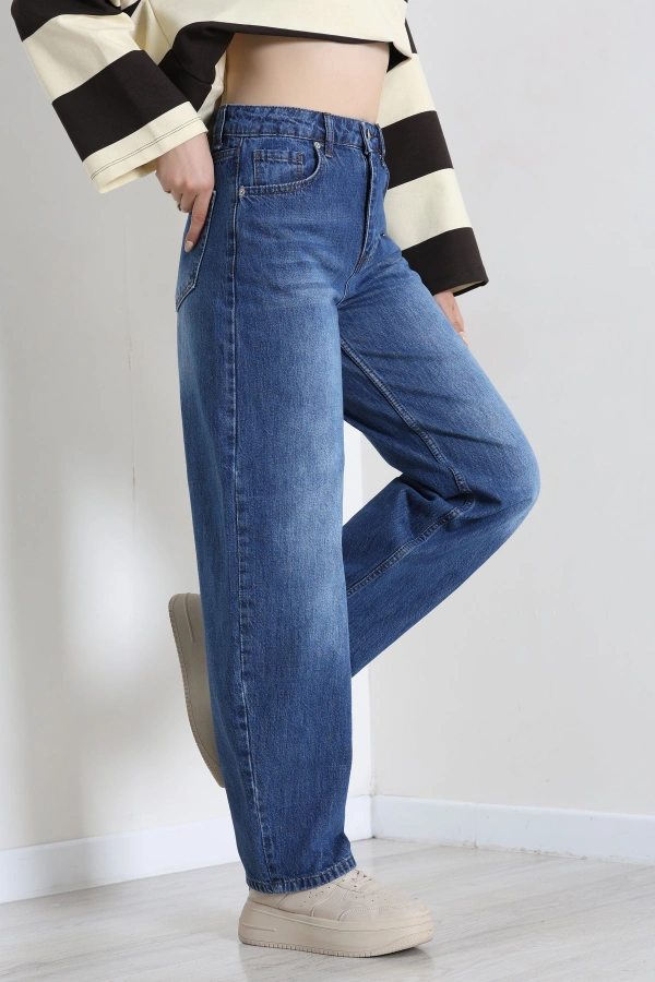 Baggy Kot Pantolon Mavi 6