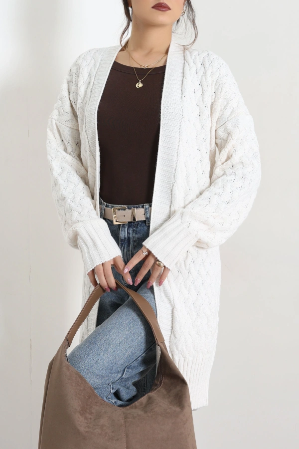 Triko Hırka Latte 6