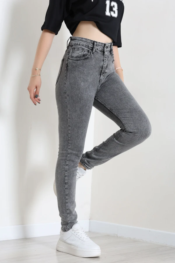 Dar Paça Kot Pantolon Koyugri 3