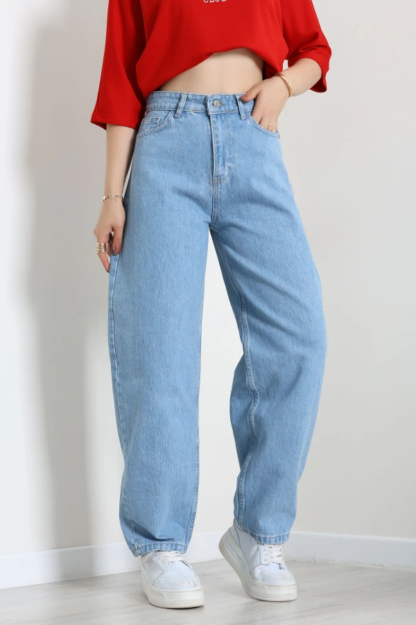 Baggy Kot Pantolon Mavi 4