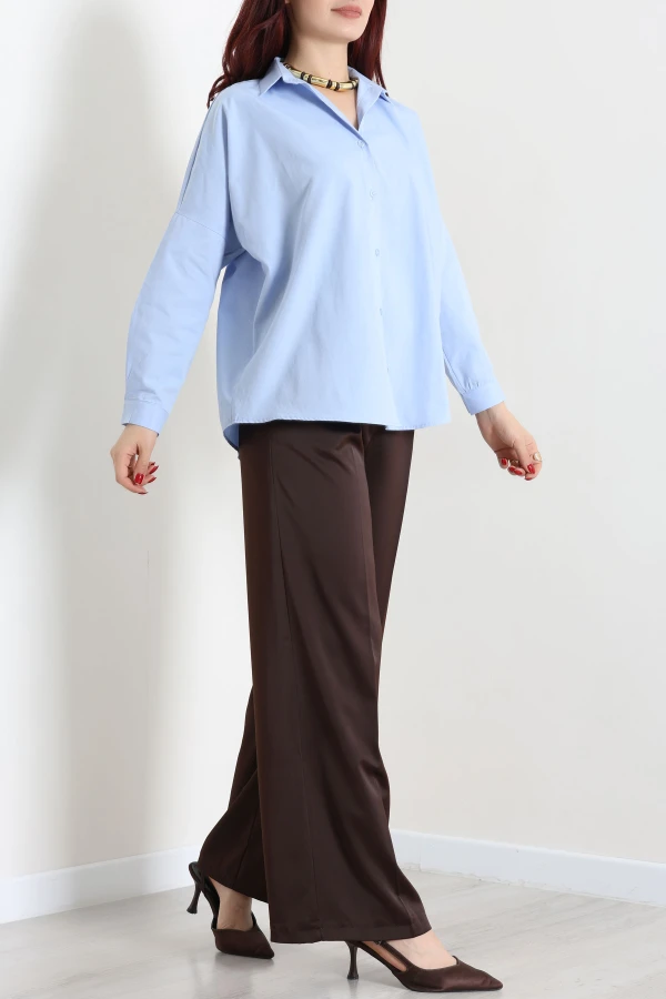 Oversize Poplin Gömlek Bebemavisi 4