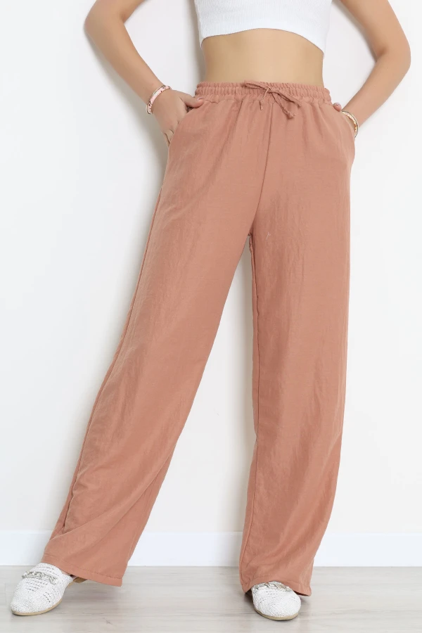 Palazzo Rahat Pantolon Caramel 2