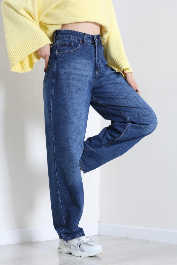 Baggy Kot Pantolon Mavi 5