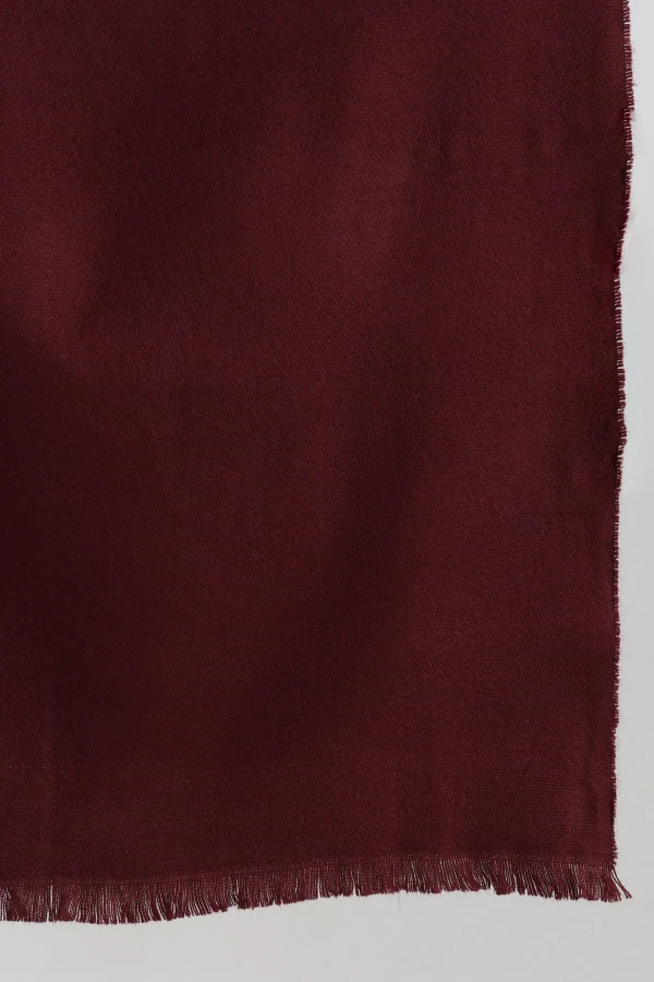 Ekoseli Şal Bordo 5