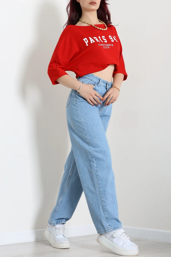 Baggy Kot Pantolon Mavi 6