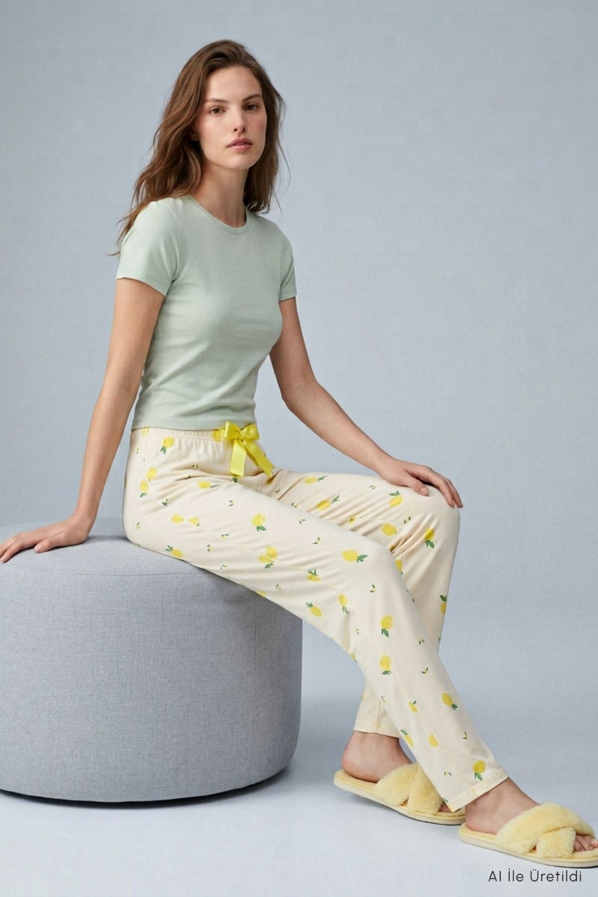 Limon Desen Pijama 4557 Laci 2