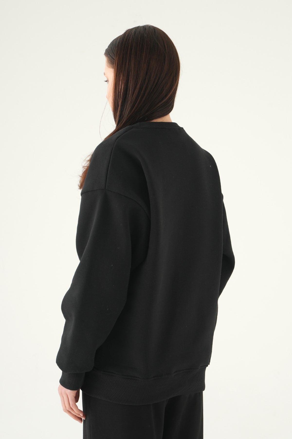 Cherry On Top Baskılı Sweat 1041 Siyah 5
