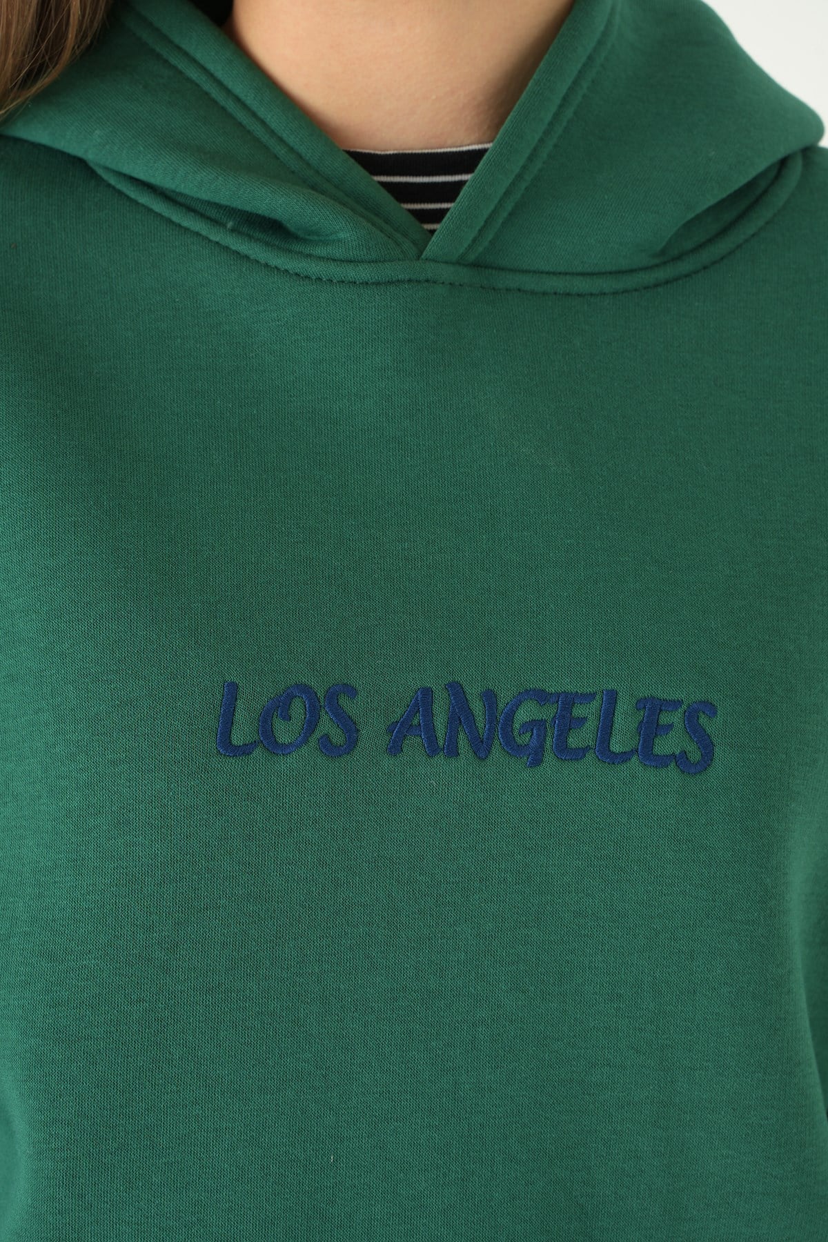 Los Angeles Baskılı Sweat 1042 Yeşil 4