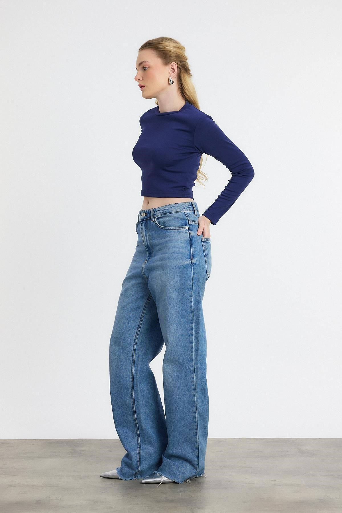 Bisiklet Yaka Bluz 2132 Laci 6