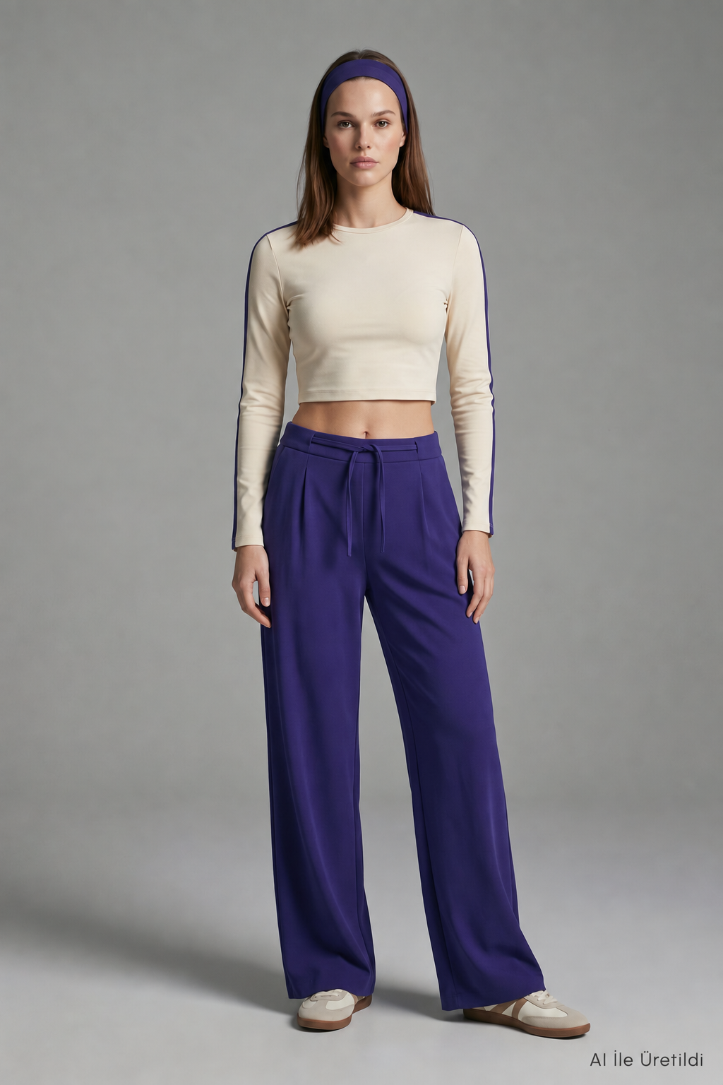 Geniş Paça Pantolon 8425A Laci