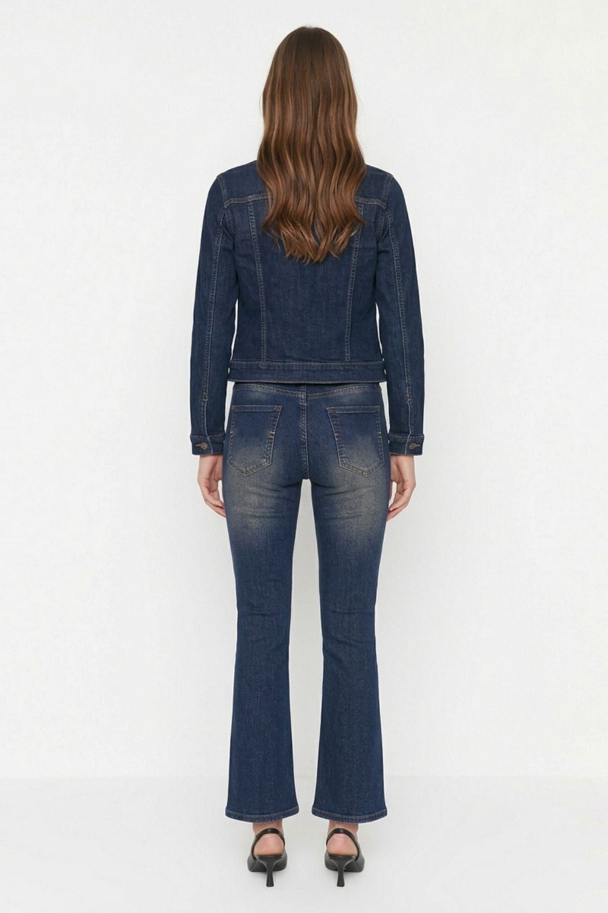 Paça Kesik Taşlı Jean 3047-11 Tint Kahve 2