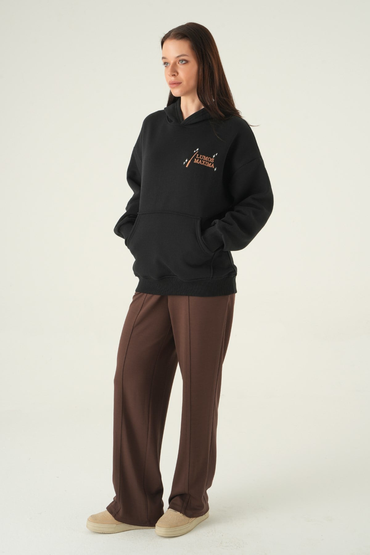 Kapüşonlu Sweat 1203 Siyah 3