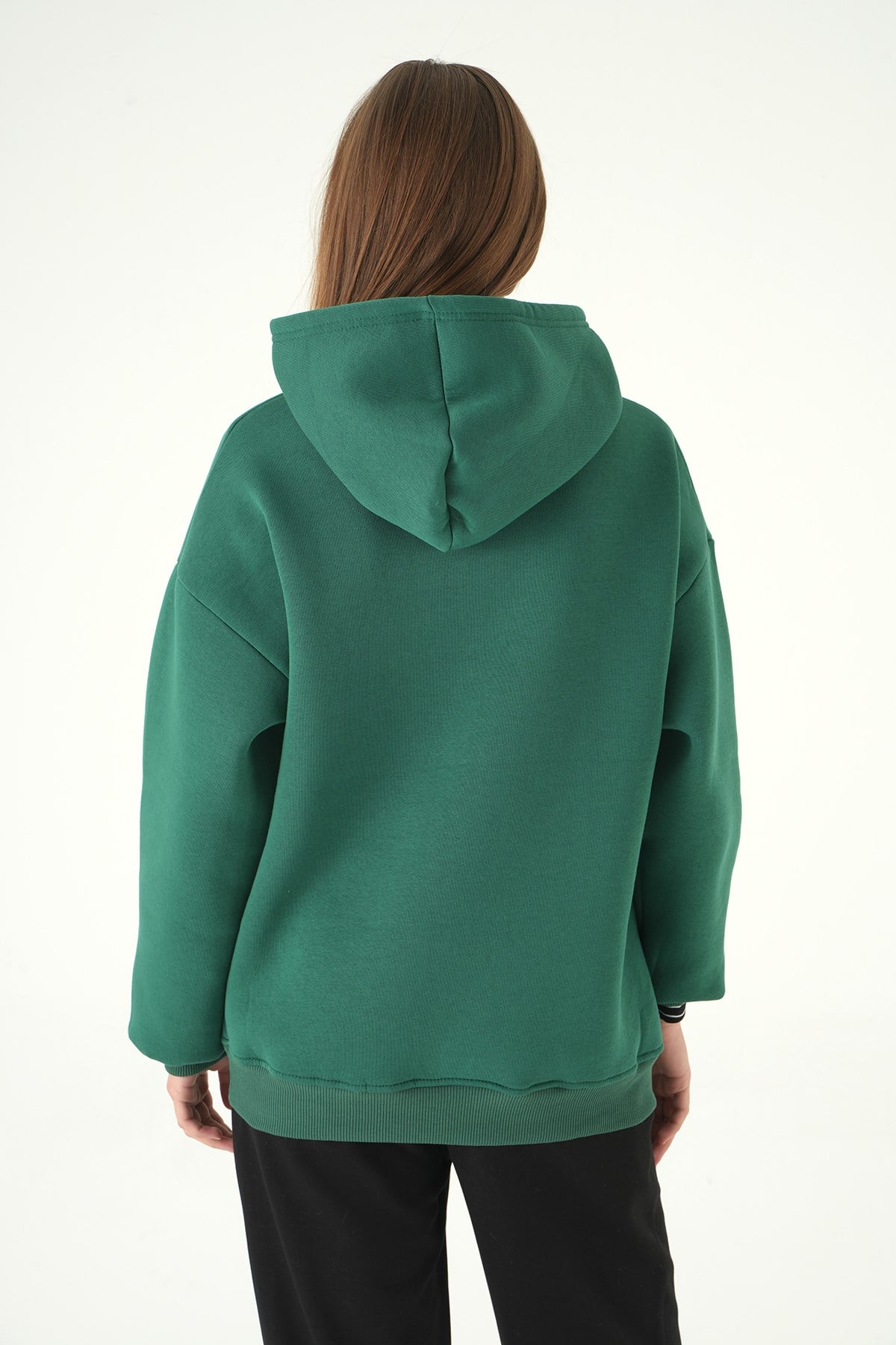 Los Angeles Baskılı Sweat 1042 Yeşil 5