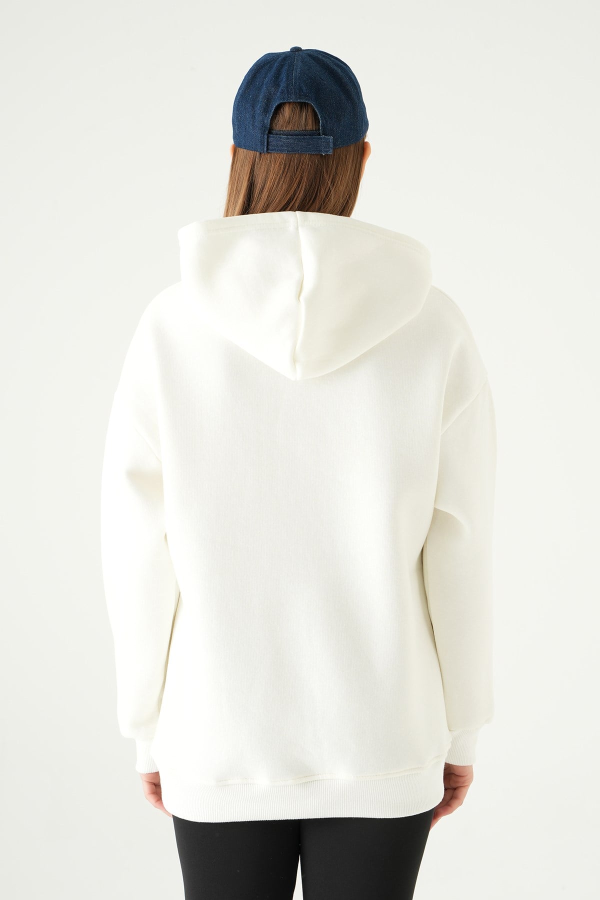 Los Angeles Baskılı Sweat 1042 Krem 5