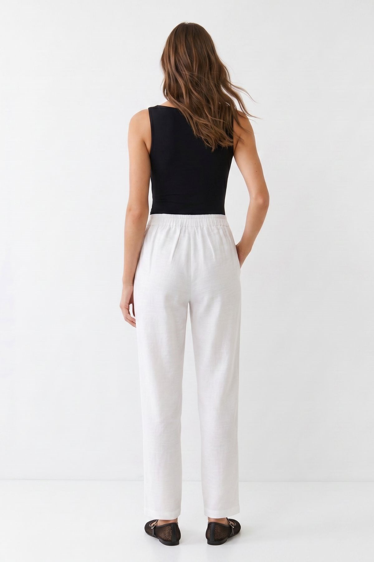Cepli Pantolon 4678A Beyaz 3