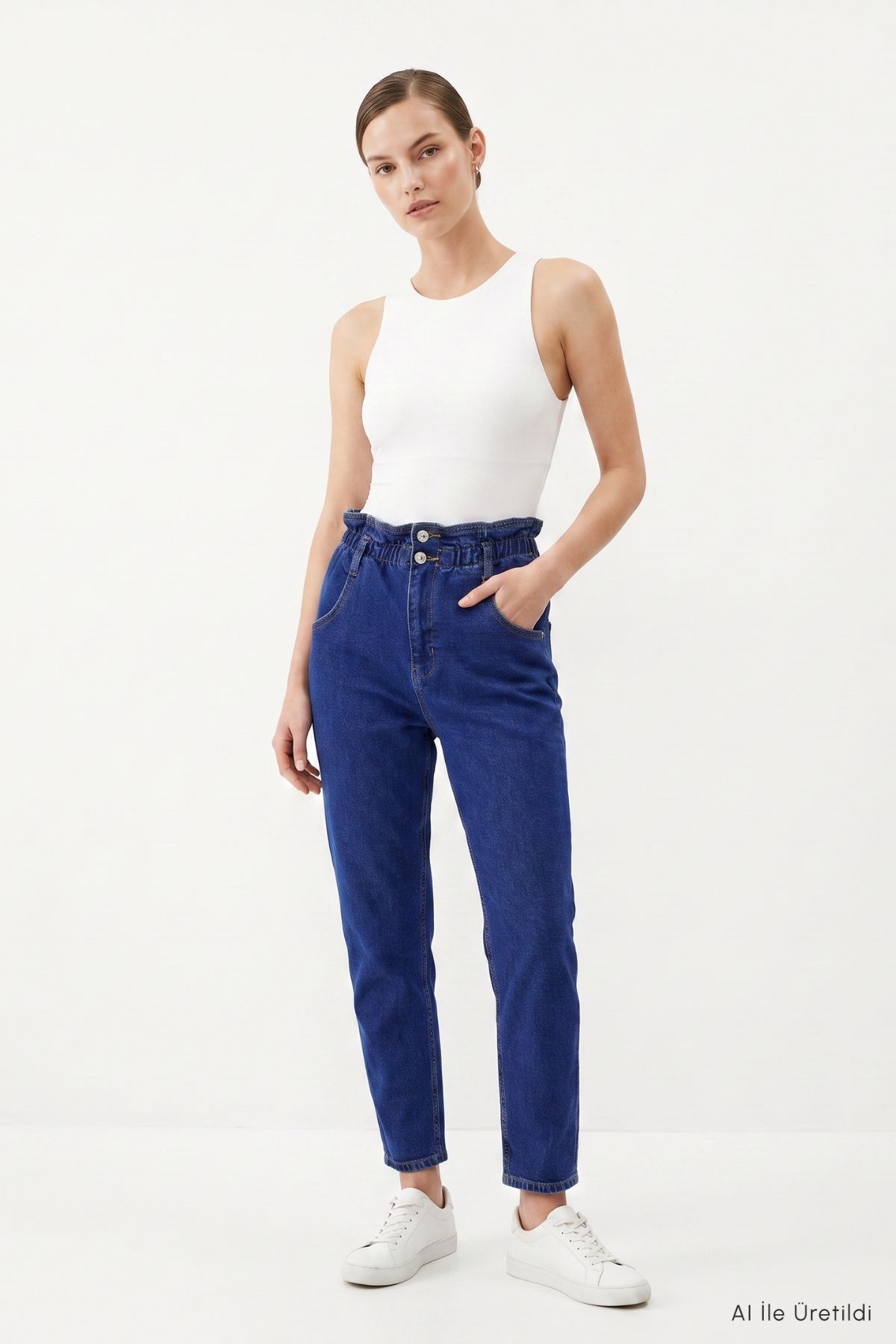 Bel Lastikli Battal Boy Jean 564 Mavi