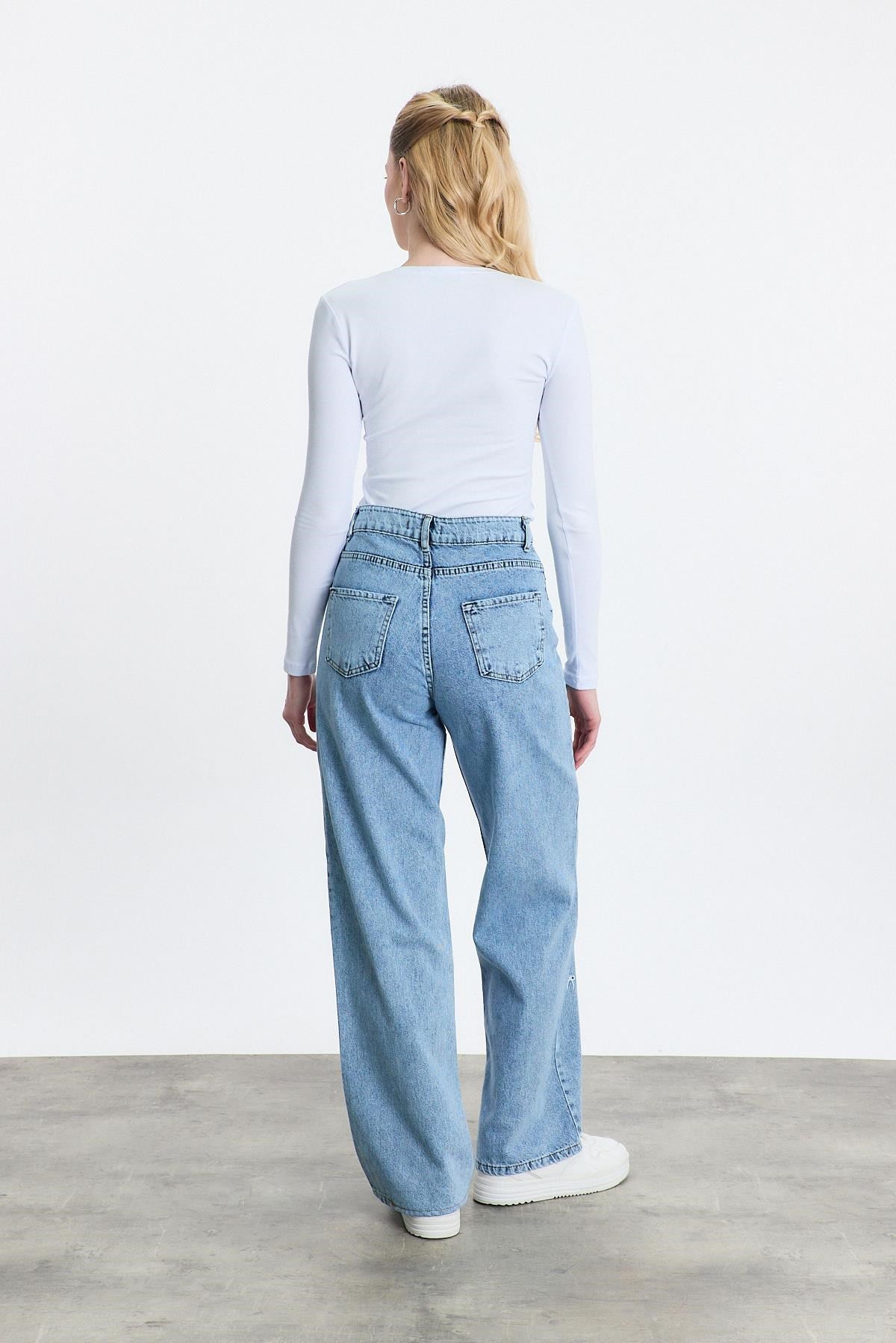 Fiyonk Nakışlı Jean 2228 Buzkar 8