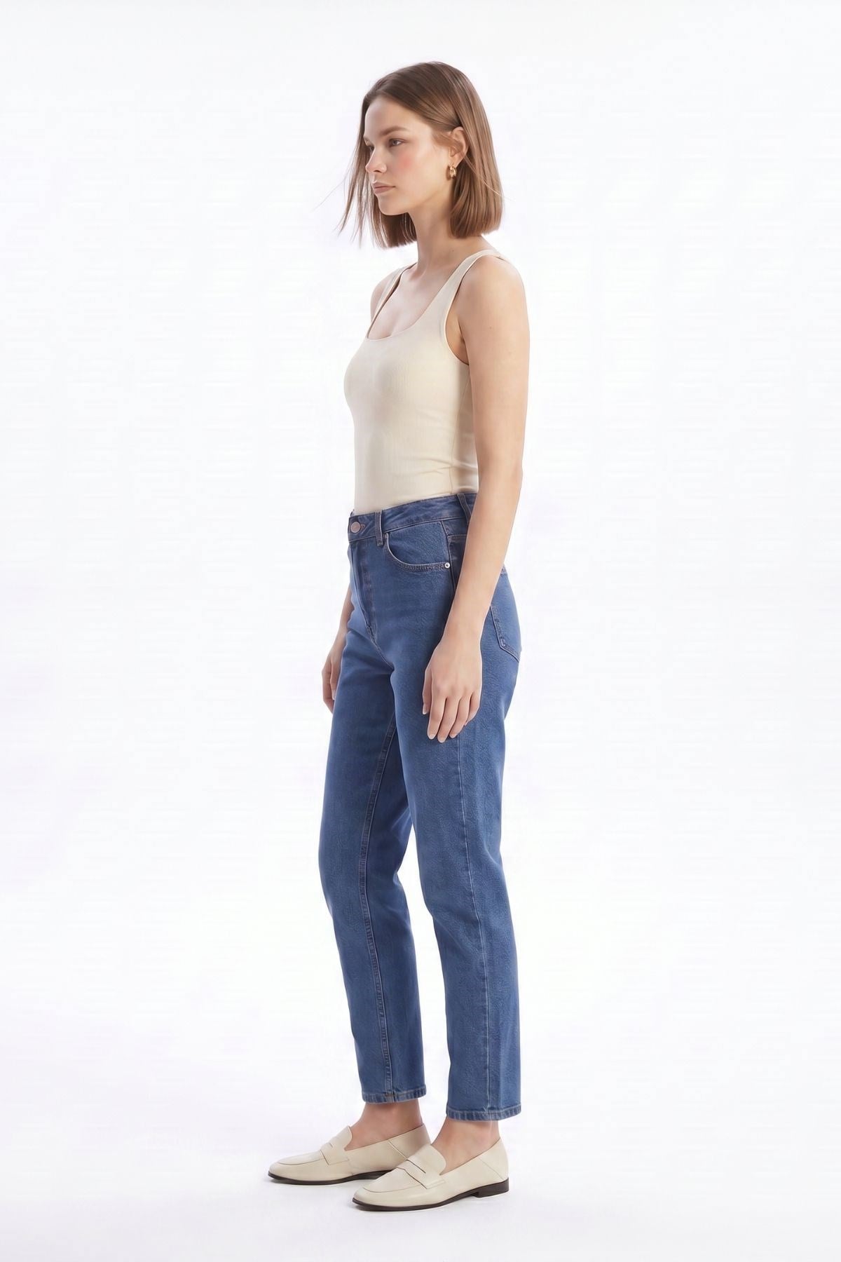 Mavi Dar Paça Pantolon 3057 3