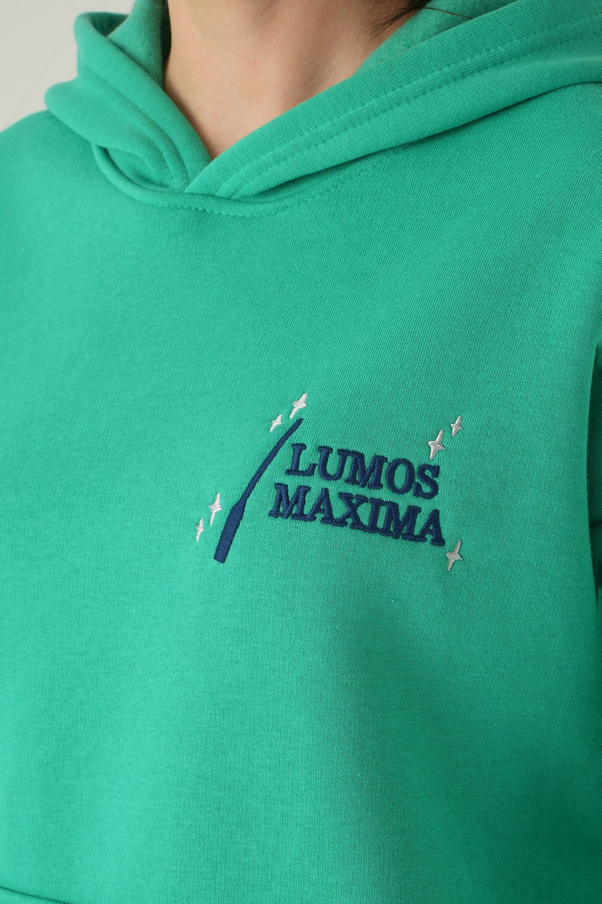 Kapüşonlu Sweat 1203 Yeşil 4