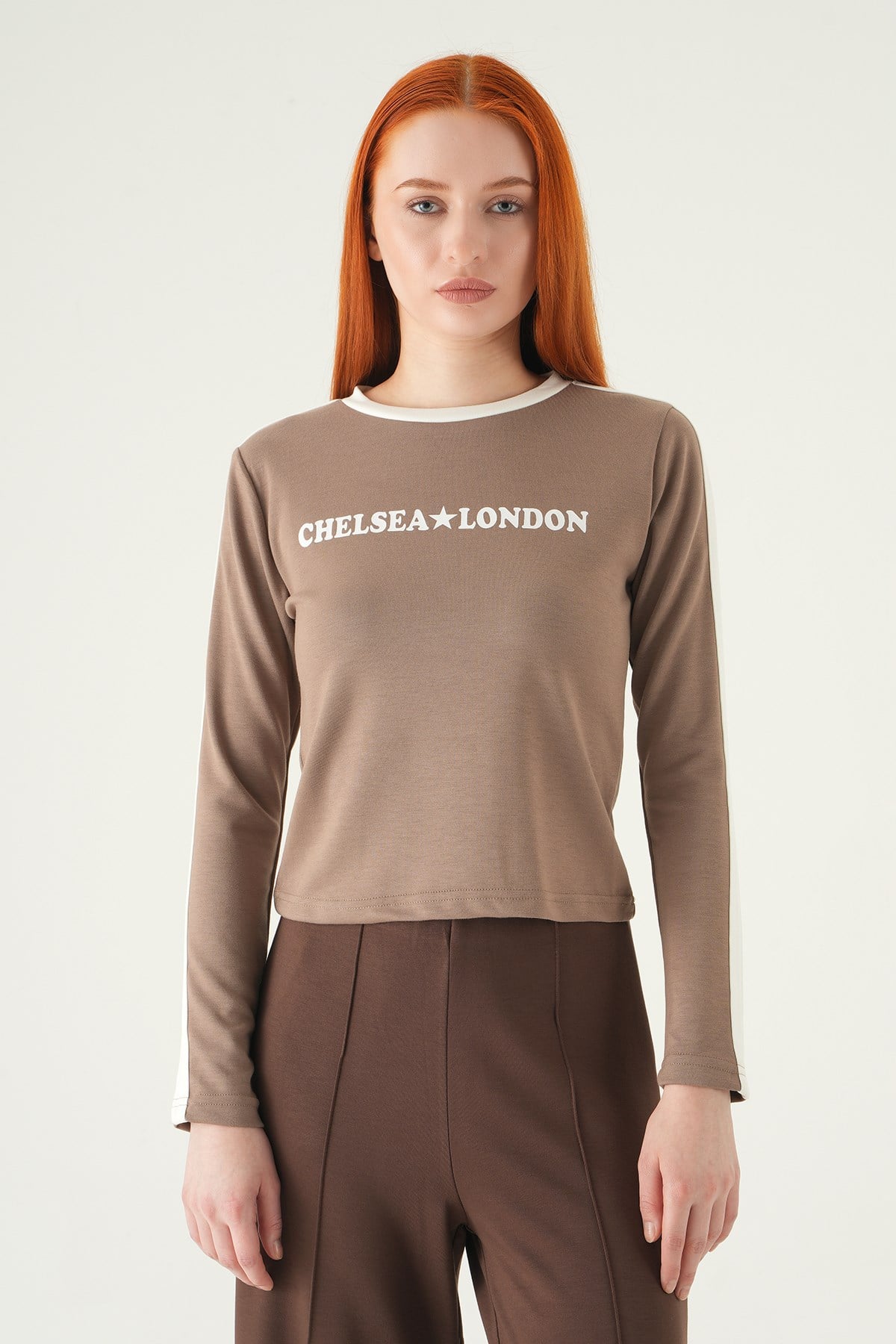 Chelsea London Baskılı Badi 8341A Vizon