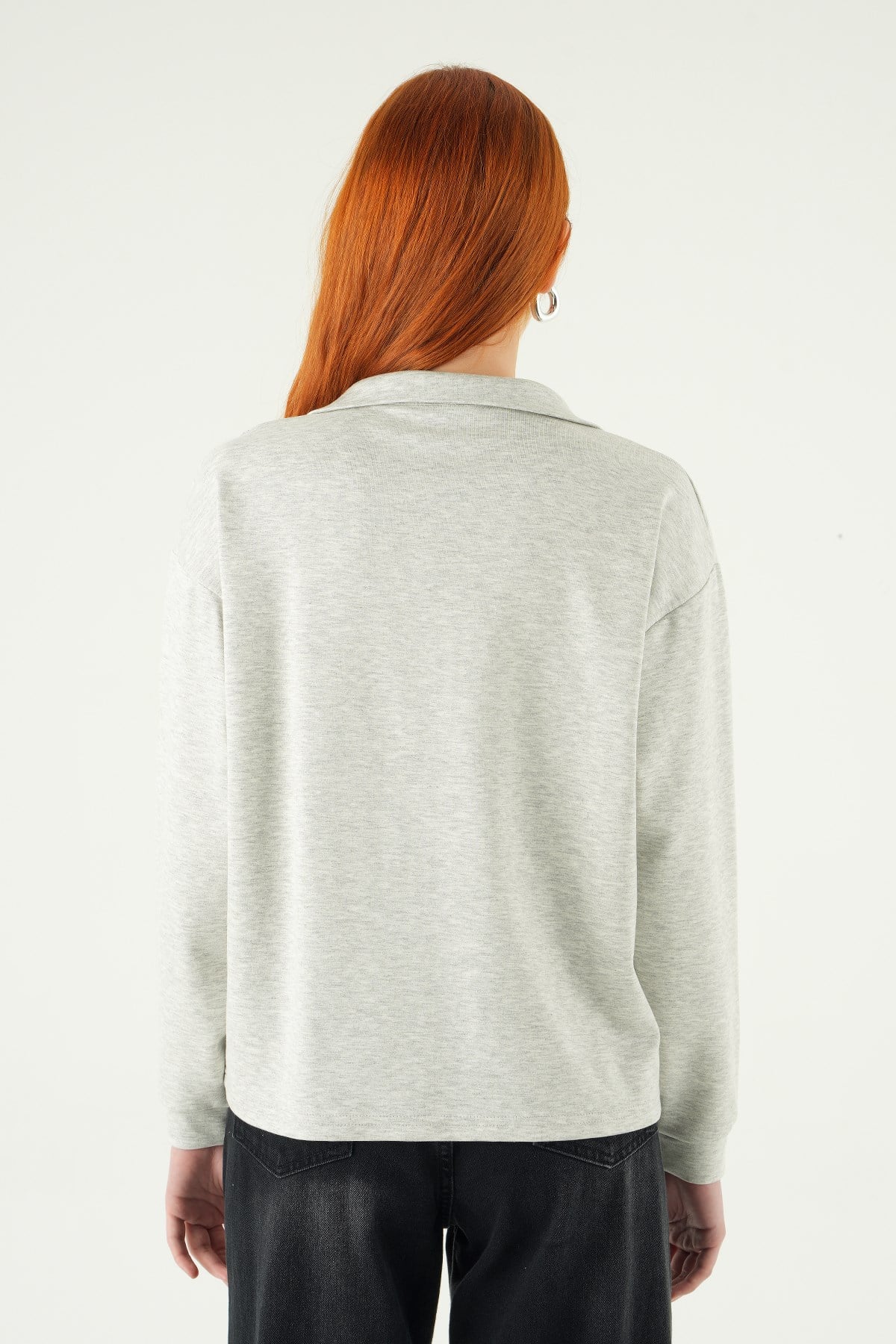 Gömlek Yaka Sweat 8275A Karmelanj 5