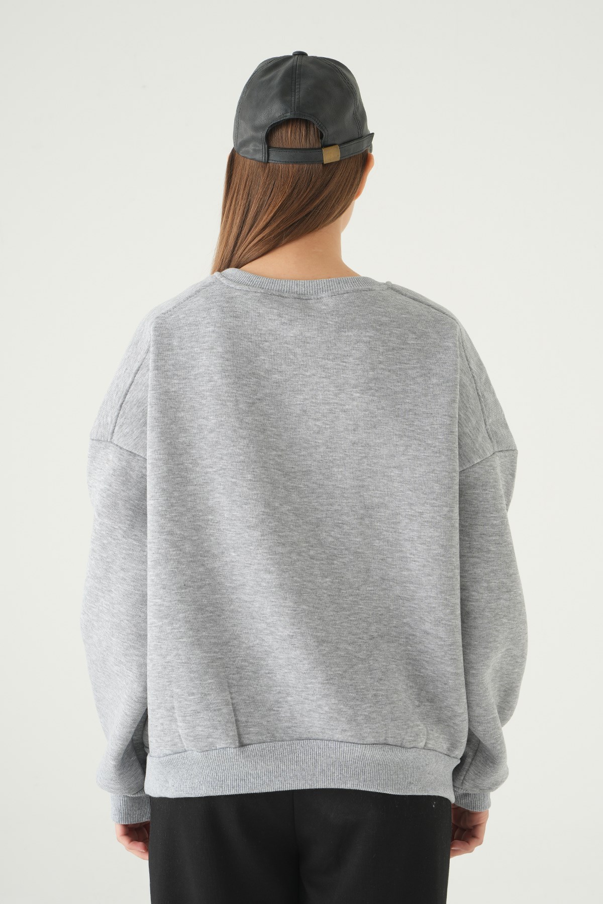 Bisiklet Yaka Sweat 1029 Gri 5