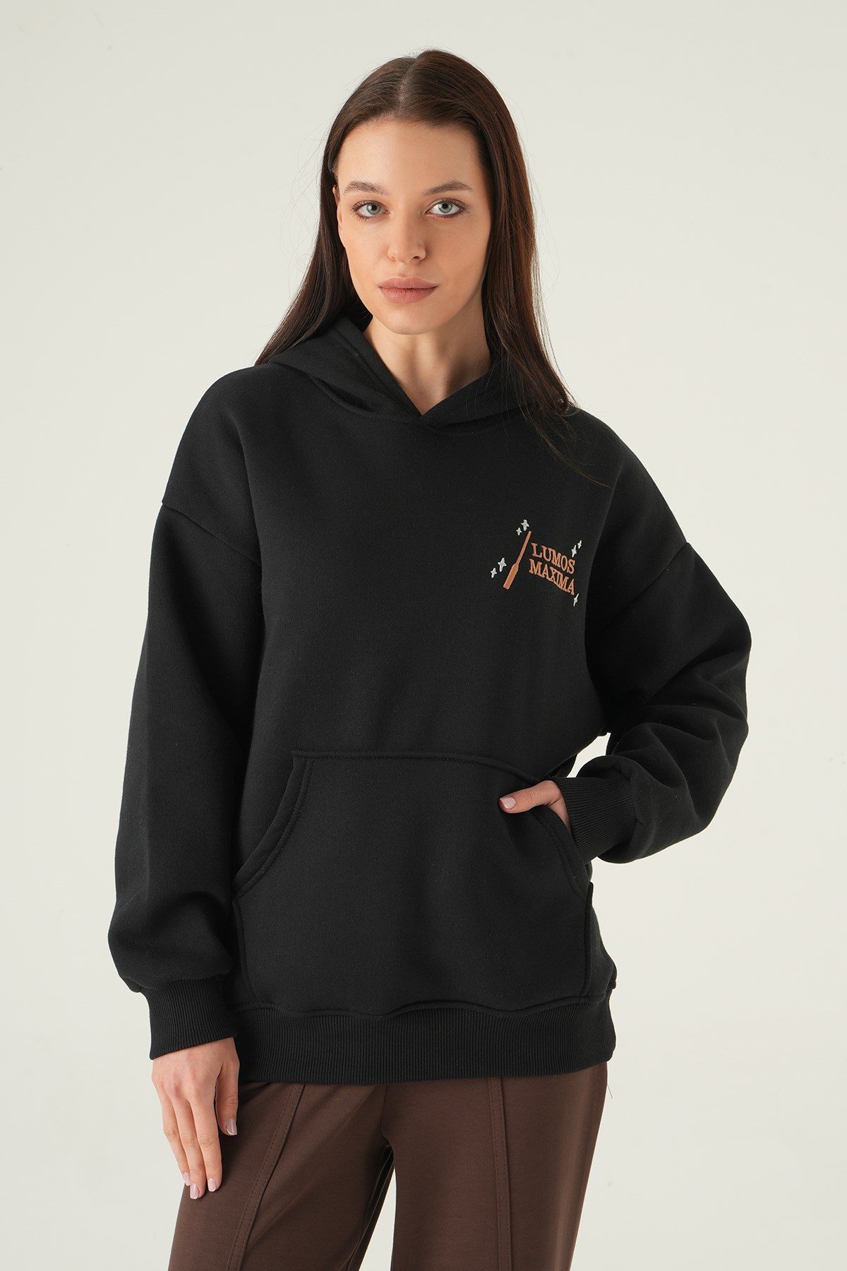 Kapüşonlu Sweat 1203 Siyah