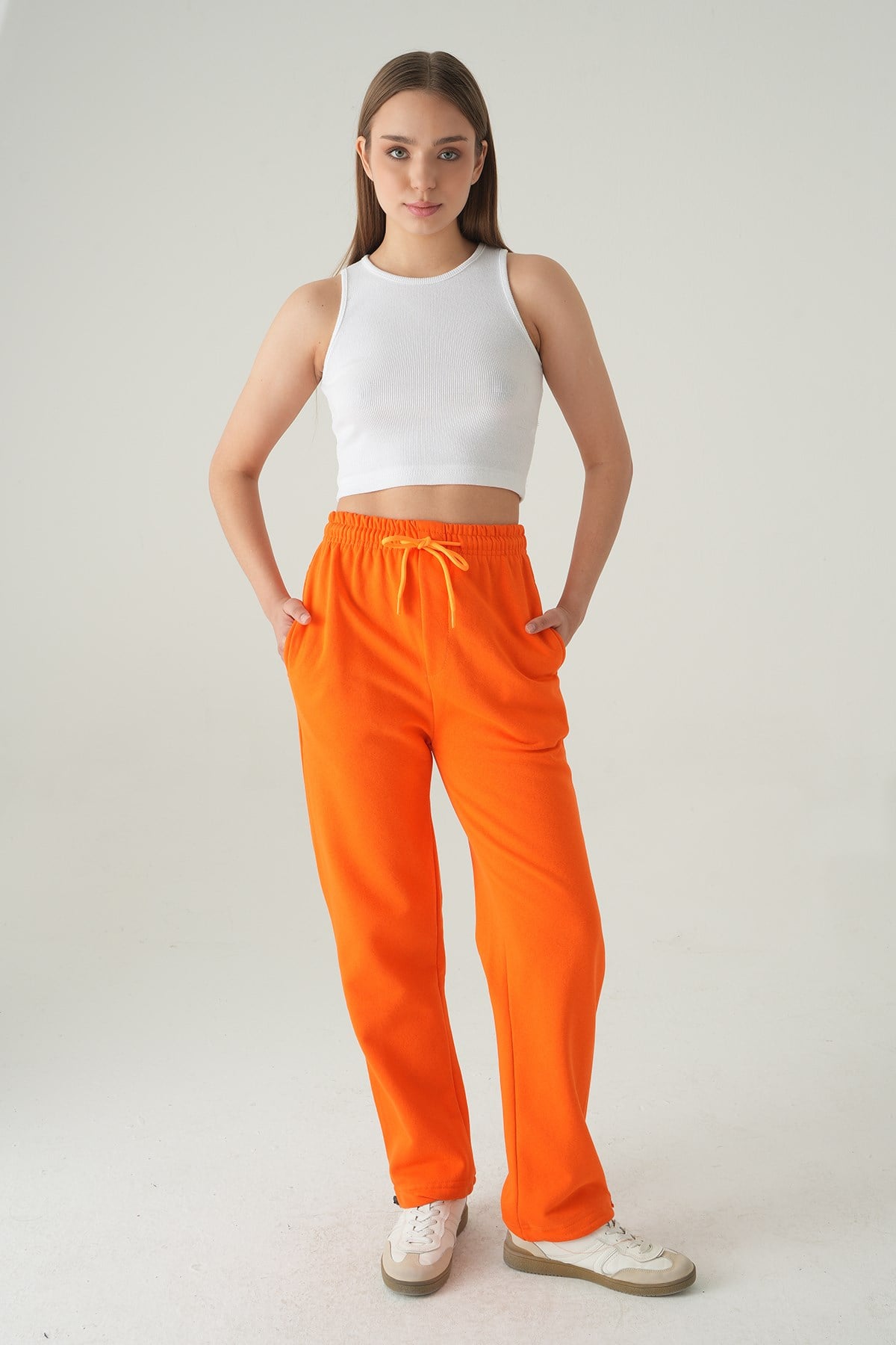 Bel Bağcıklı Eşofman 1600 Orange