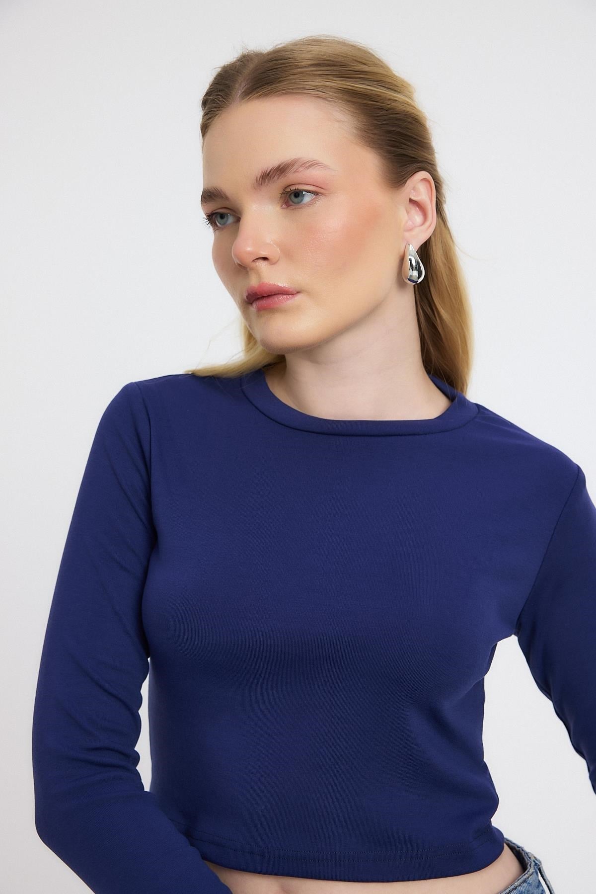 Bisiklet Yaka Bluz 2132 Laci 4