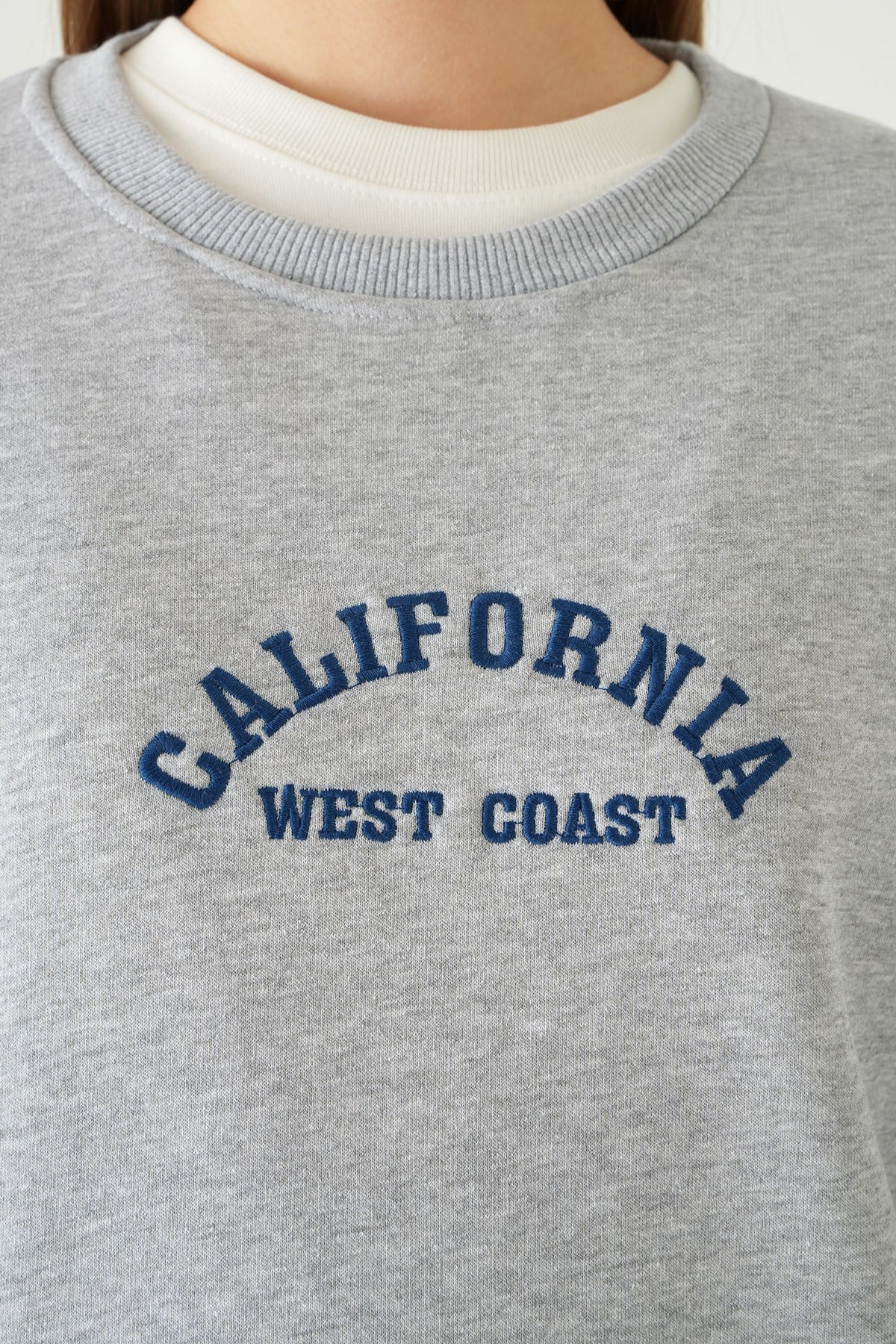California Baskılı Sweat 1403 Gri 4