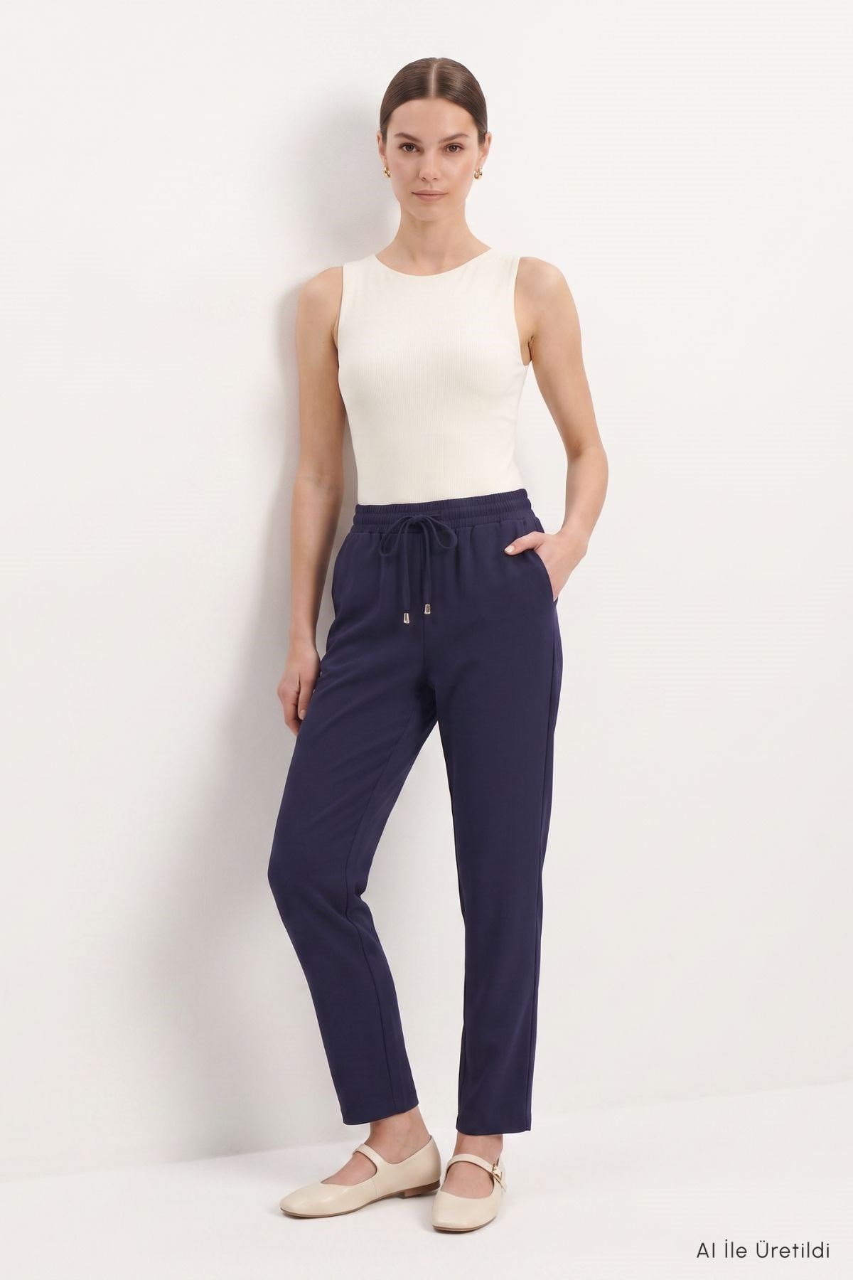 Beli Lastikli Cepli Dar Paça Pantolon 3211 Laci 2