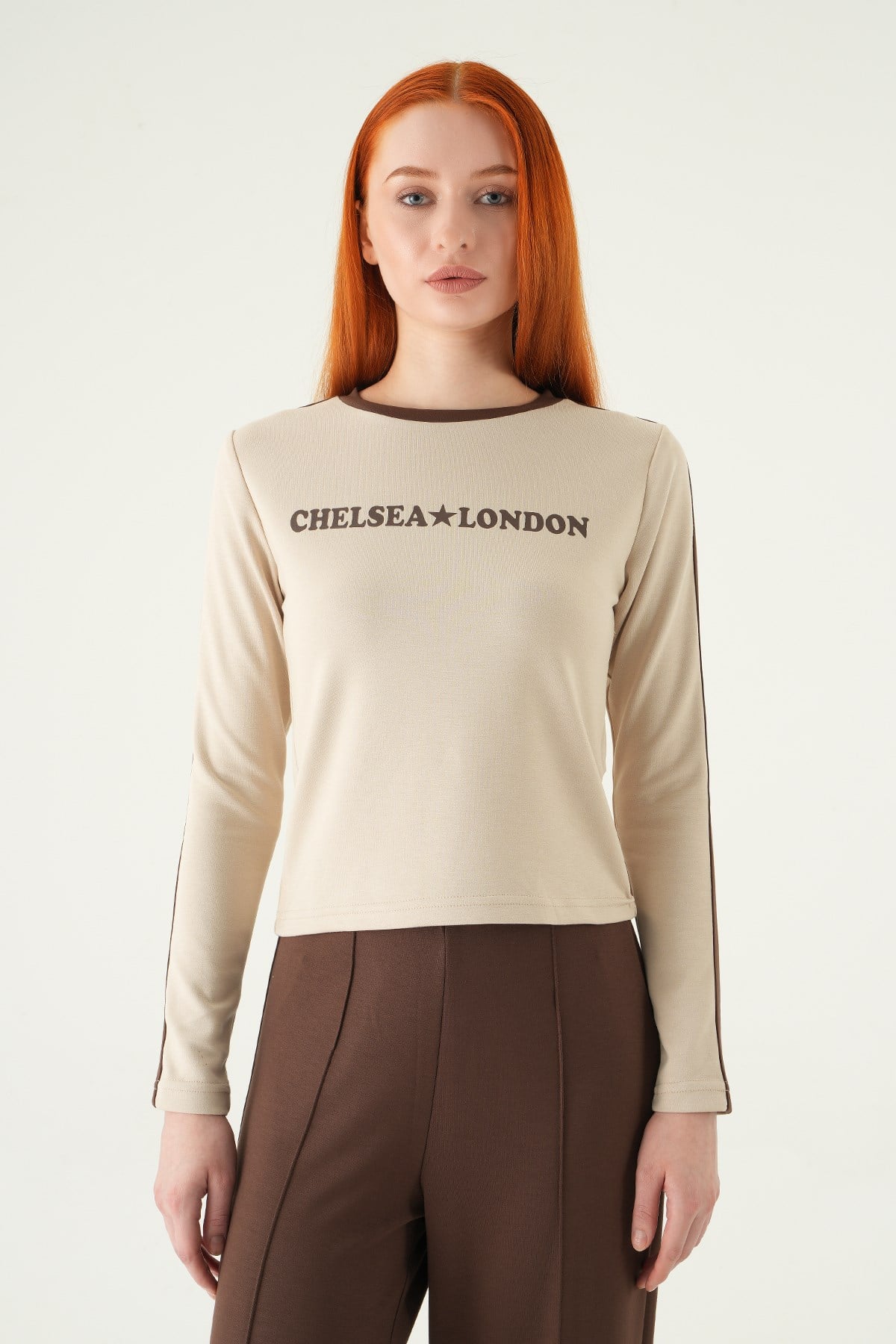 Chelsea London Baskılı Badi 8341A Bej